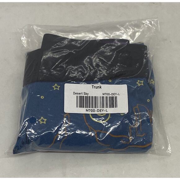 MeUndies Men’s Large Trunk Desert Sky Blue 3” Inseam Micromodal Breathable New - Picture 11 of 13